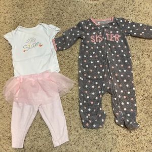 LIKE NEW/LIGHTLY USED “Little Sister” 3-pc bundle set!!